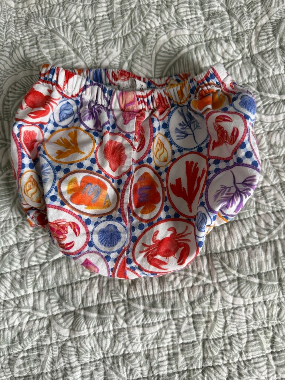 Janie and Jack Matching Set with Multicolor Seashell & Lobster Motif